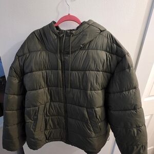 GAP Dark Green Puffer Jacket